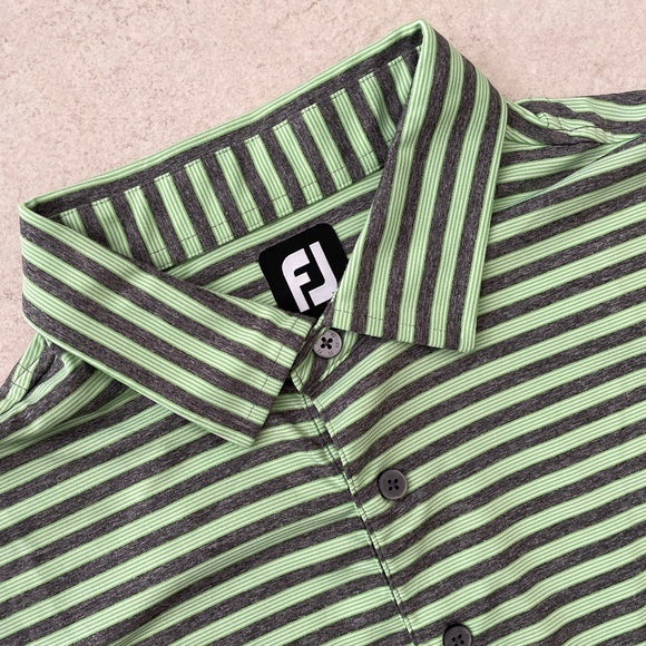 FootJoy Other - FootJoy Striped Self Collar Golf Shirt